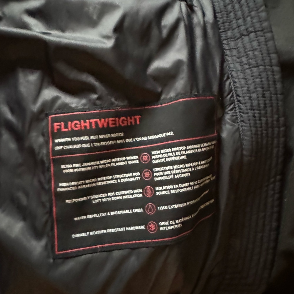 Black Flightweight Jacket